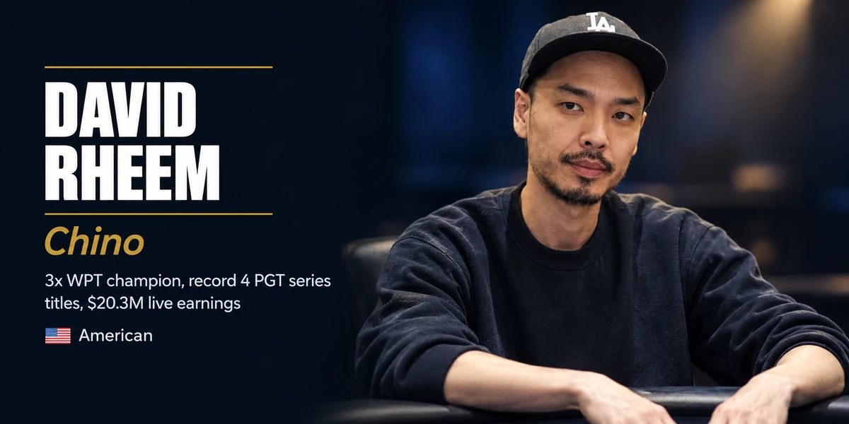 Chino Rheem Player Profile Chino Rheem poker player profile