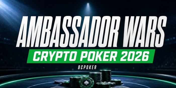 Crypto poker ambassador signings in 2026 across CoinPoker GGPoker and BCPoker Crypto poker room ambassador comparison showing CoinPoker GGPoker and BCPoker signings in 2026