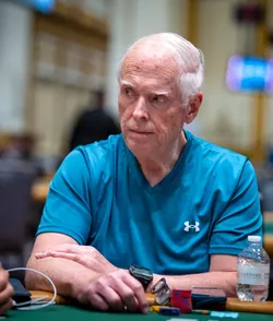 Dan Harrington at the WSOP poker table