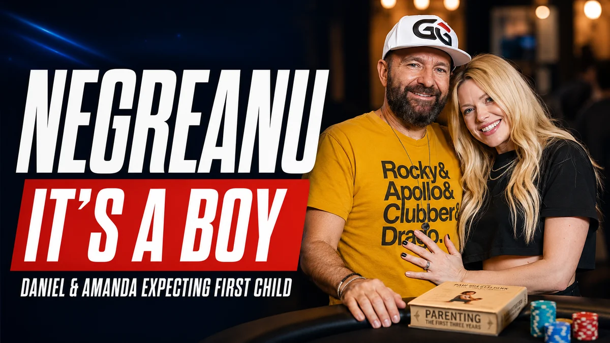 Daniel Negreanu baby news as he and wife Amanda expect their first child, a boy