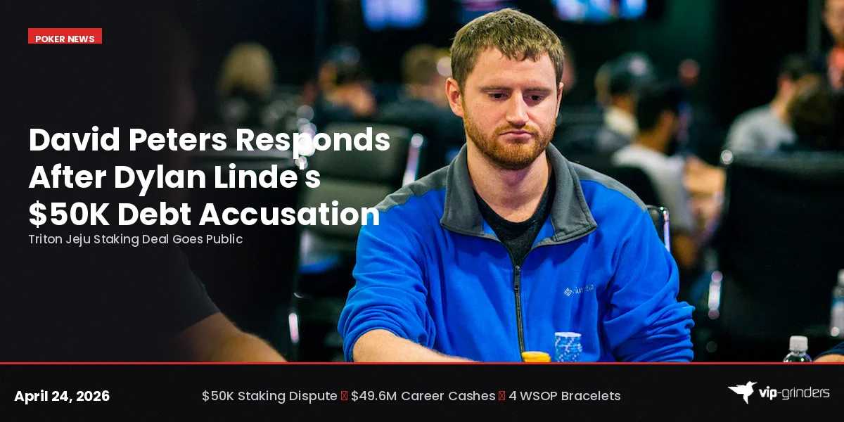 David Peters responds after Dylan Linde calls out $50K Triton staking debt
