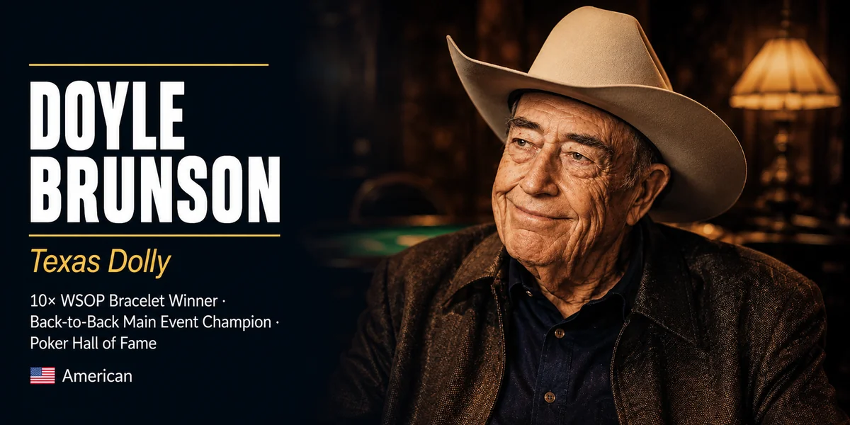 Doyle Brunson net worth and poker career earnings