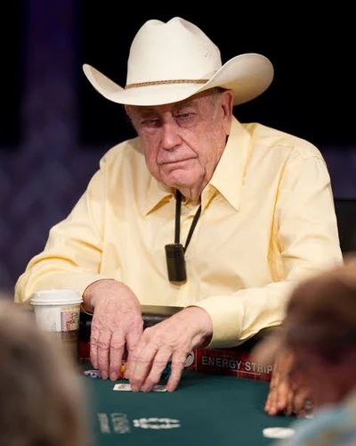 Doyle Brunson poker player portrait