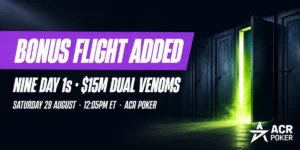 ACR Venom Bonus Flight Added for Saturday as the $15M Dual Venoms Hit the Final Week