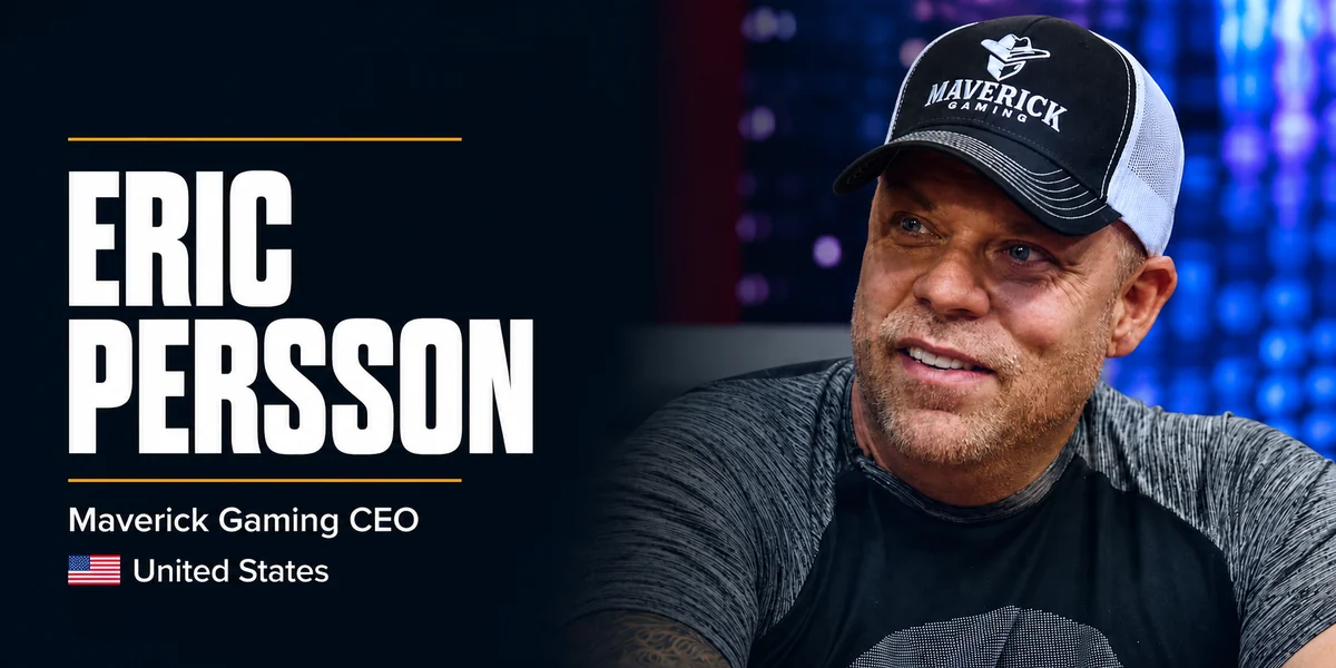 Eric Persson net worth profile featuring the Maverick Gaming CEO
