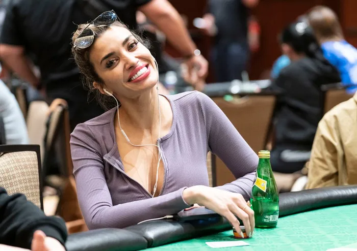 Robbi Jade Lew at a live poker tournament Robbi Jade Lew at a live poker tournament
