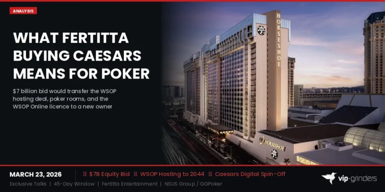 What Fertitta Buying Caesars Means for WSOP and Online Poker