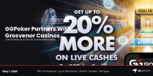 GGPoker Partners With Grosvenor Casinos to Sponsor UK Live Poker Events
