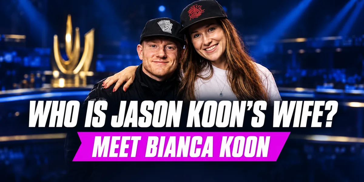 Jason Koon and his wife Bianca Koon together at a poker event