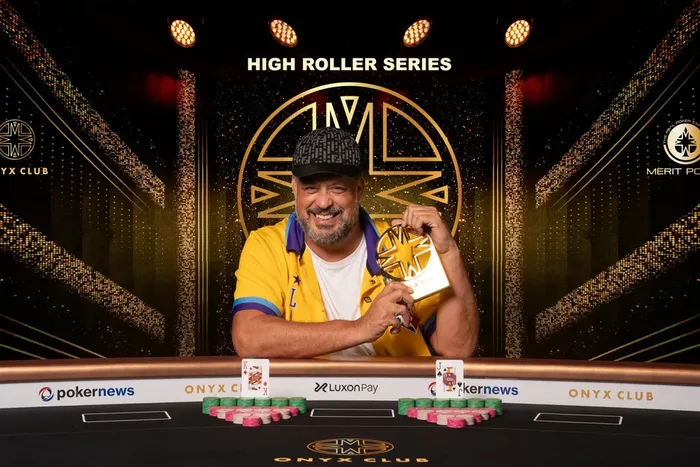 Jean-Robert Bellande Onyx High Roller Champion Jean-Robert Bellande celebrating his $1.5 million Onyx High Roller win