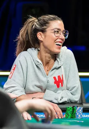Leo Margets in Team Winamax colours at the poker table