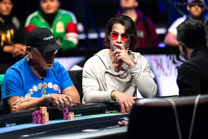 Michael Monroig in action during the WSOP 2026 Millionaire Maker final table