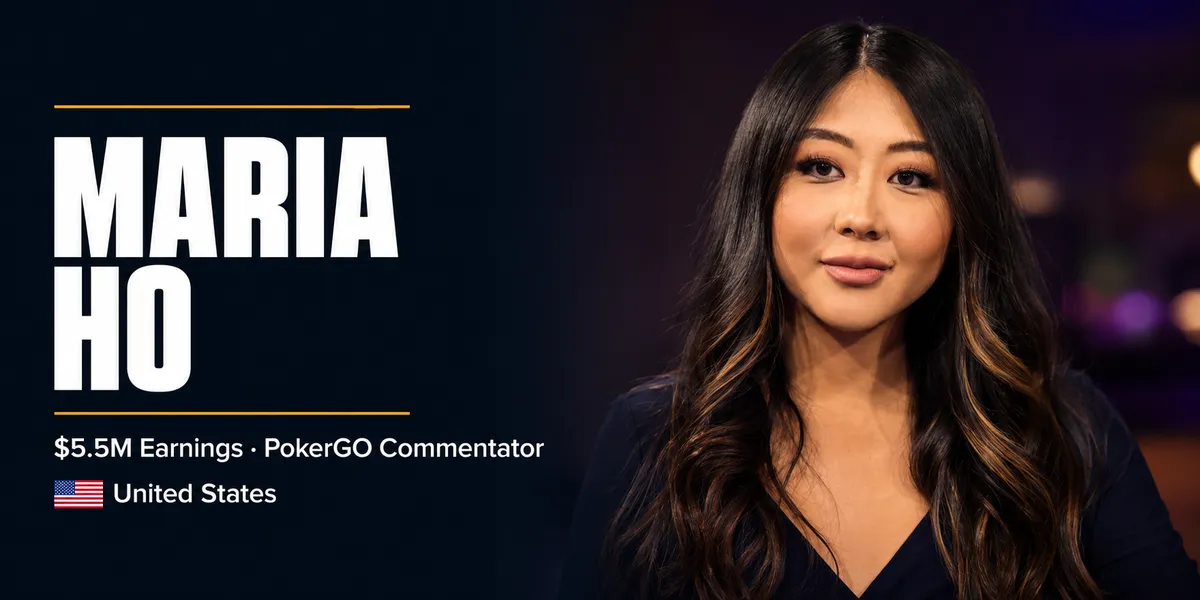 Maria Ho player profile featured image with name and US flag