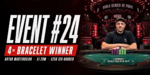 Artur Martirosian Wins Fourth WSOP Bracelet in $25K High Roller