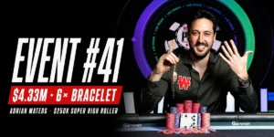 Adrian Mateos Wins Sixth Bracelet in the WSOP 2026 $250,000 Super High Roller