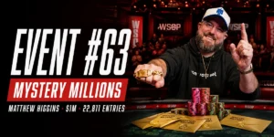 Matthew Higgins Wins WSOP Mystery Millions for $1,000,000