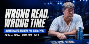 Chris Moneymaker Explains His 2026 WSOP Main Event Bubble Call