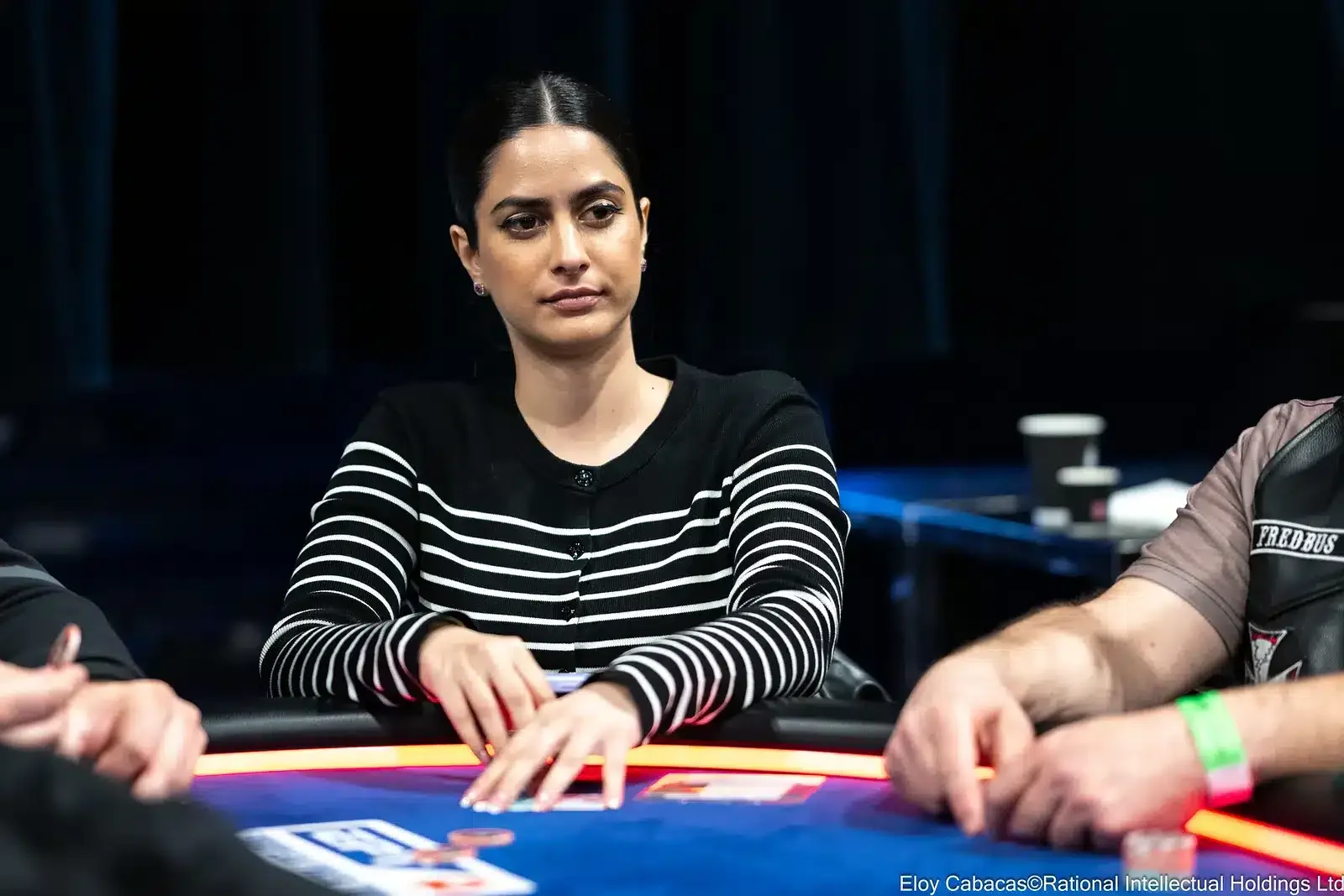 Nikita Luther Live Tournament Nikita Luther competing at a live poker tournament