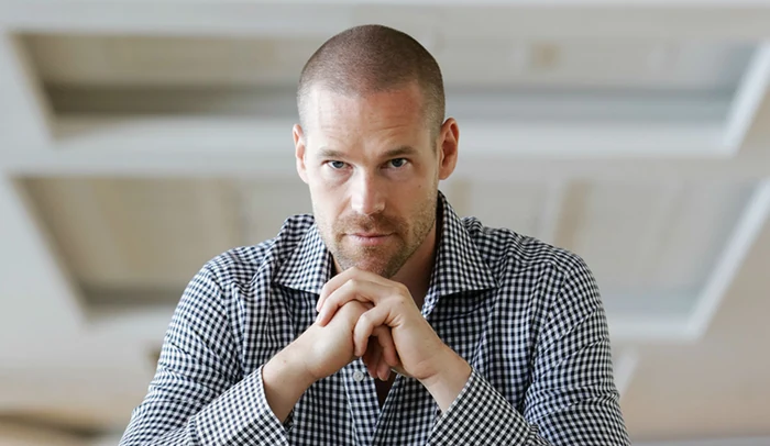 Portrait of Finnish poker professional Patrik Antonius