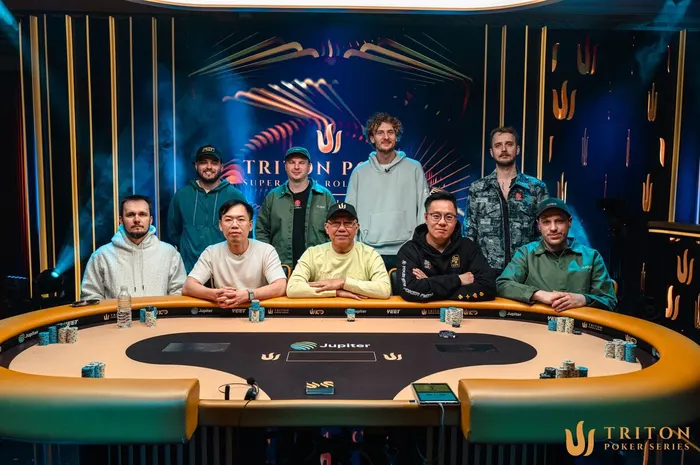 Triton 10th Anniversary Special final table players in Jeju Final table players at the Triton Poker 10th Anniversary Special $150K NLH in Jeju