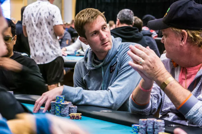 Brad Owen at a WPT poker tournament Brad Owen competing at a WPT poker tournament