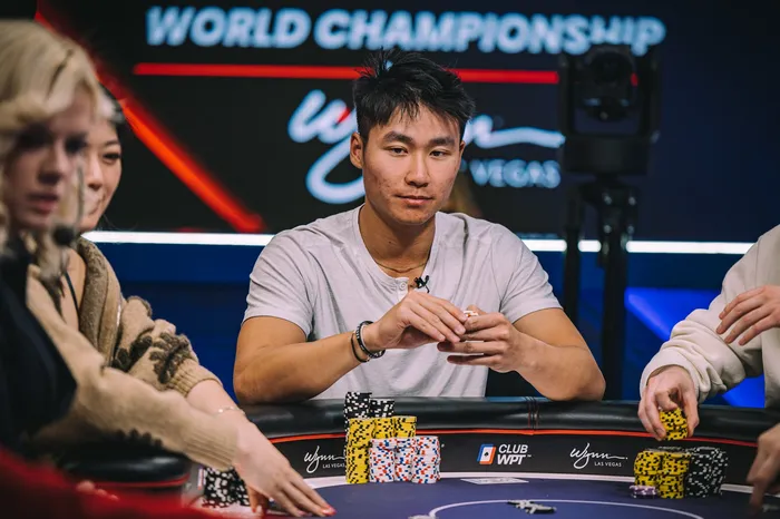 Ethan Rampage Yau at the WPT World Championship Ethan Rampage Yau competing at the WPT World Championship