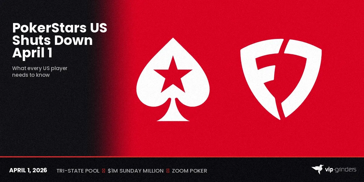 PokerStars US shutdown April 1 2026: new FanDuel platform merges NJ, PA, and MI player pools