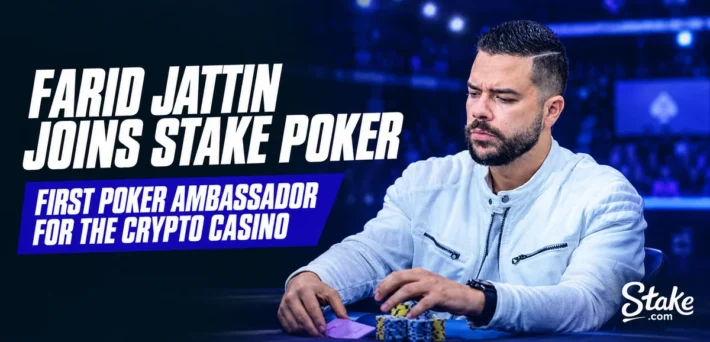 Stake Poker signs Farid Jattin as its first poker ambassador