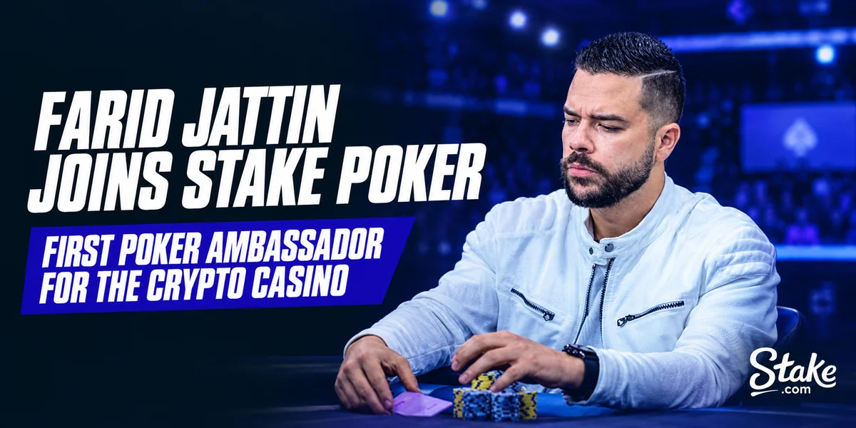 Stake Poker signs Farid Jattin as its first poker ambassador