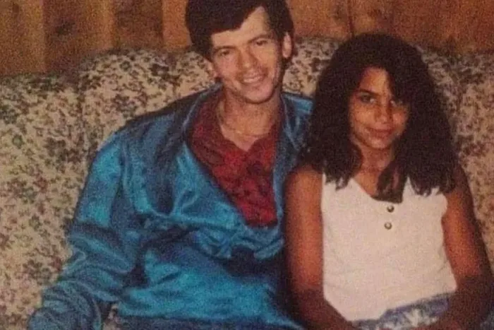 Stu Ungar with his daughter Stefanie Stu Ungar at home with his daughter Stefanie