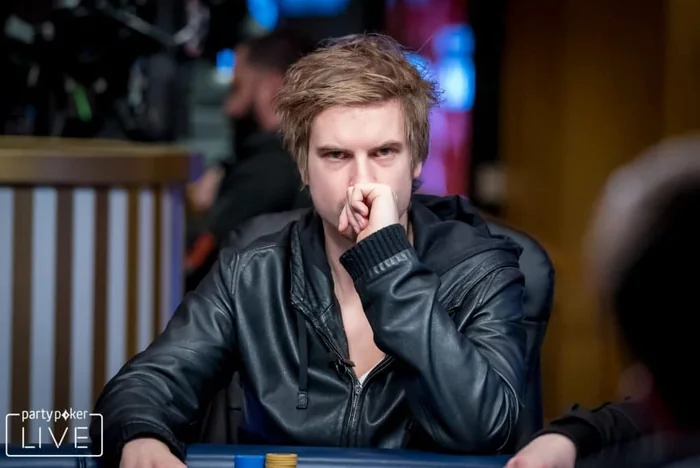 Viktor Blom Playing Style At The Table Viktor Blom studying the table at a partypoker LIVE event
