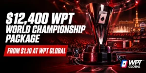 Win a $12,400 WPT World Championship Package From $1.10