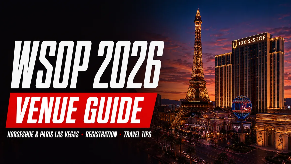 WSOP 2026 venue Horseshoe and Paris Las Vegas WSOP 2026 venue at Horseshoe and Paris Las Vegas on the Strip