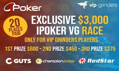 $3,000 iPoker VG Race