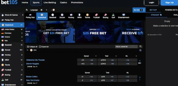 bet105 sportsbook review