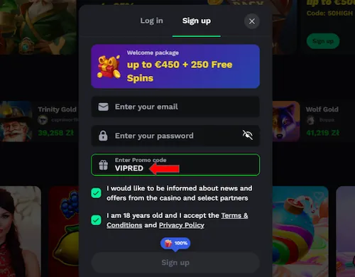 betonred promo code by VIP-Grinders to get an exclusive welcome bonus