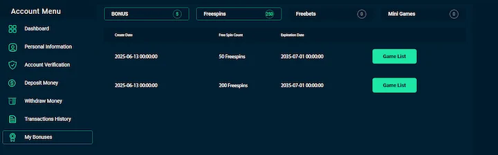 rolletto no wagering free spins