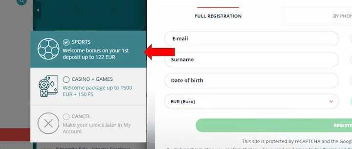 22bet bonus per nuovi utenti scegli durante la registrazione