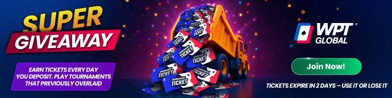 WPT Global Super Giveaway Promotion