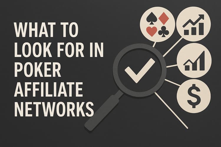 What to look for in poker affiliate networks