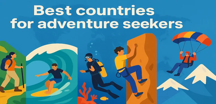 best countries for adventure seekers