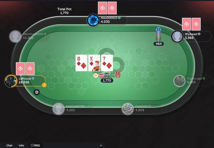 coinpoker table view
