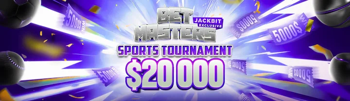 jackbit weekly sports tournament bet masters $20,000 prize pool