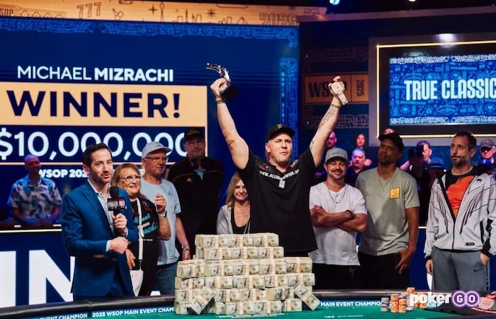 Unstoppable Michael "The Grinder" Mizrachi Takes Down WSOP 2025 Main Event Unstoppable Michael "The Grinder" Mizrachi Takes Down WSOP 2025 Main Event