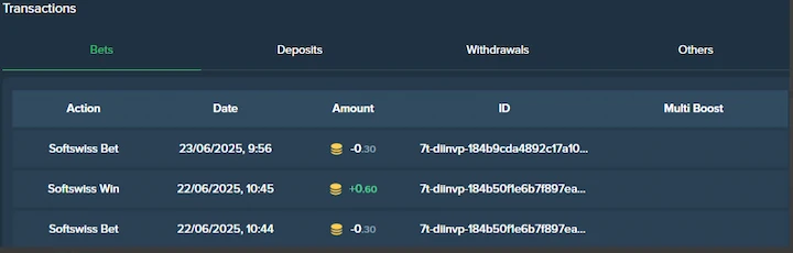 duelbits player account screenshot