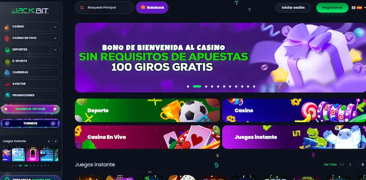 jackbit casino sin DNI y sin verificación