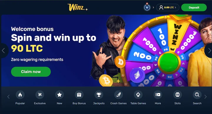winz.io litecoin bonus