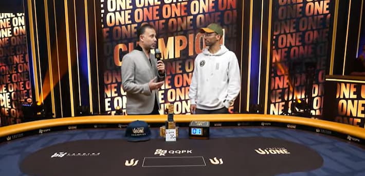 Winner of Triton main even Joshua Gebissa