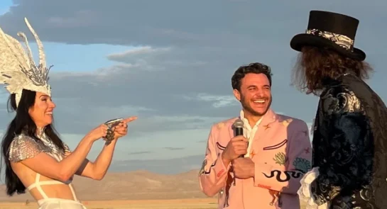 Liv Boeree and Igor Kurganov Married at Burning Man