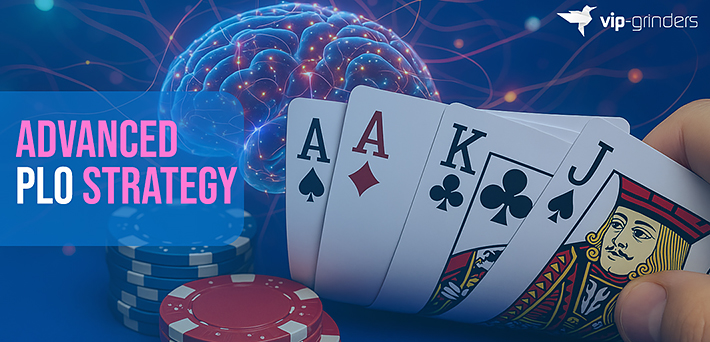 Advanced PLO Strategy title with a strong Omaha hand